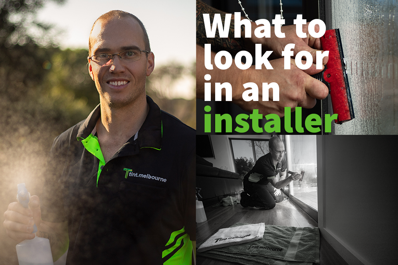 windows tinting installer